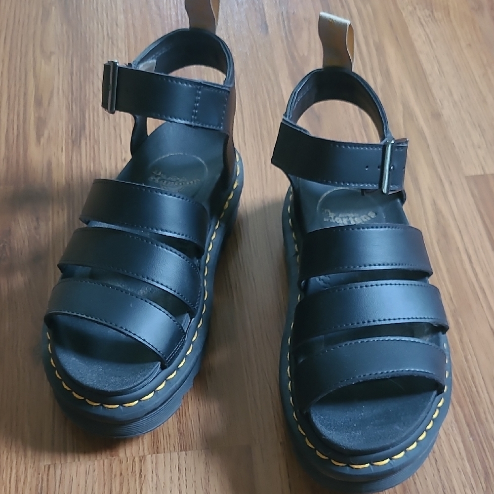 Dr. Martens Black Sandals